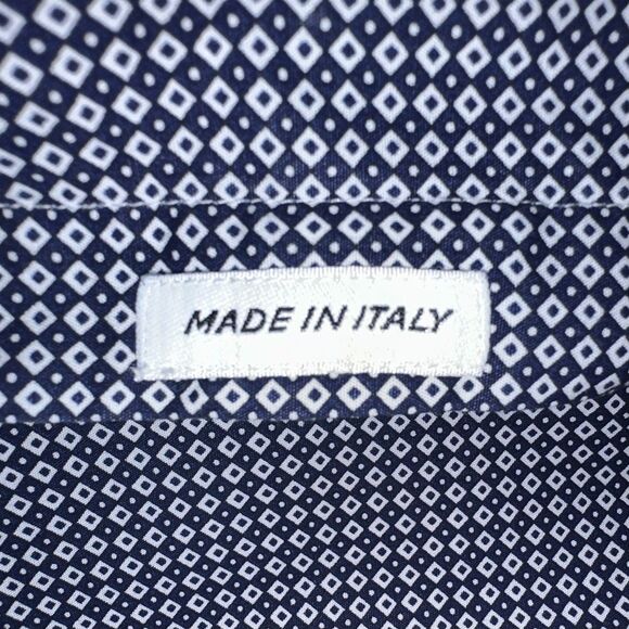 INGRAM Made in Italy 🇮🇹 long sleeve casual button-up Sz Medium - Picture 5 of 13